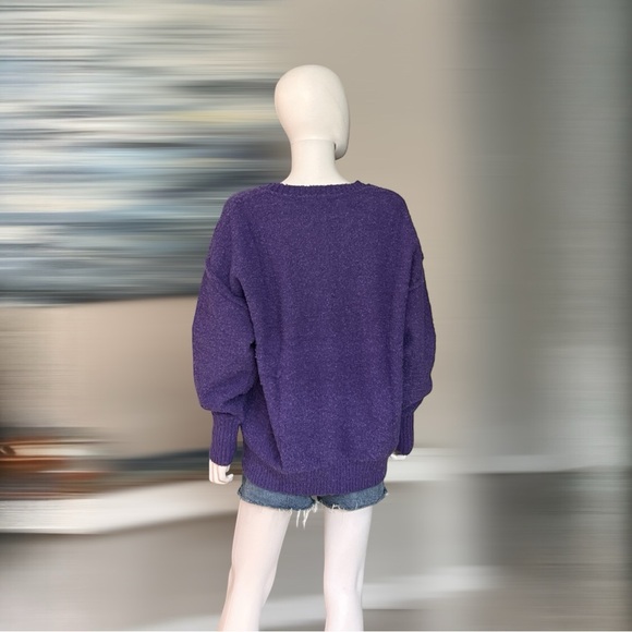 PEACH LOVE CALIFORNIA ever so soft sequin star sweater S M L - Picture 6 of 9